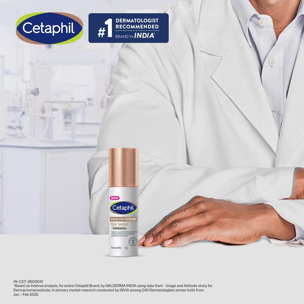 Cetaphil Healthy Renew Eye Serum with Purified Peptides, Reduces Dark Circles & Fine Lines - Image 6