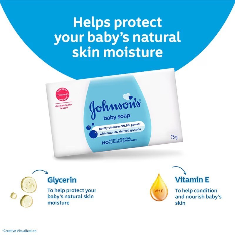 Johnson's Baby Soap with New Easy Grip Shape - Image 2