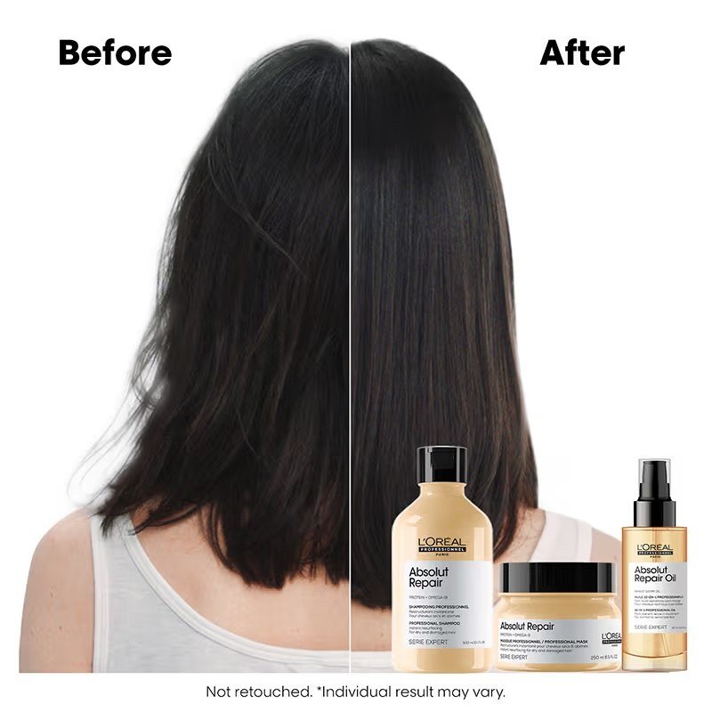 L'Oreal Professionnel Absolut Repair 10-in-1 Multi-Benefit Hair Serum For Dry And Damaged Hair - Image 3