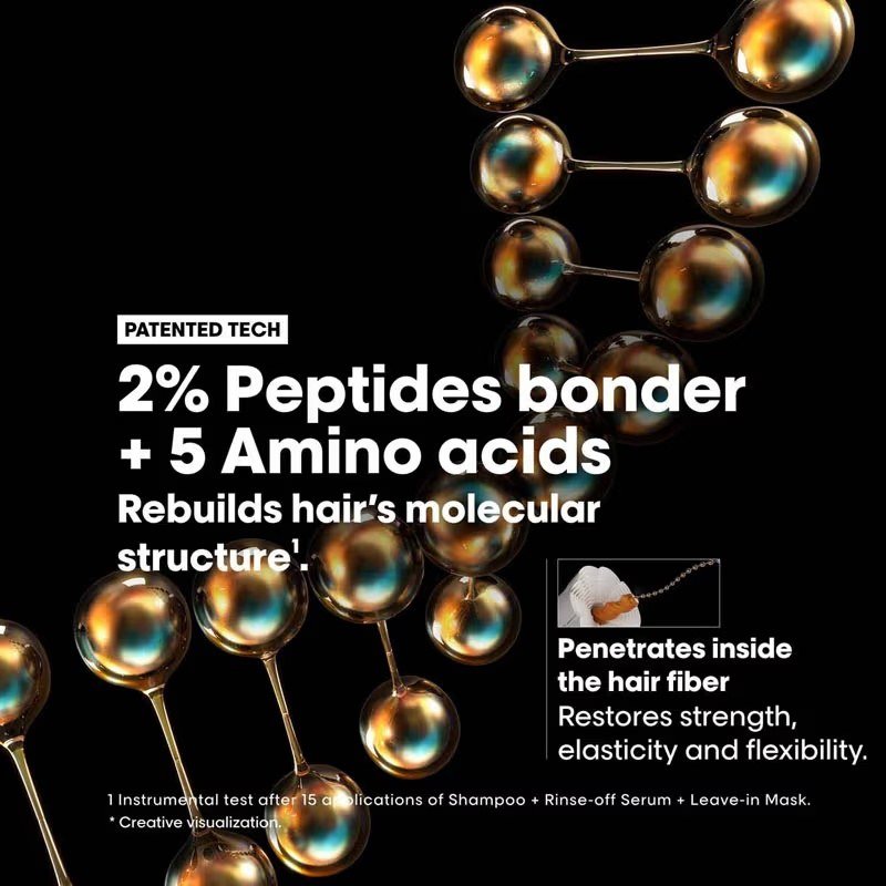 L'Oreal Professionnel Absolut Repair Molecular Sulfate-Free Deep Repair Shampoo For Very Damaged Hair - Image 5