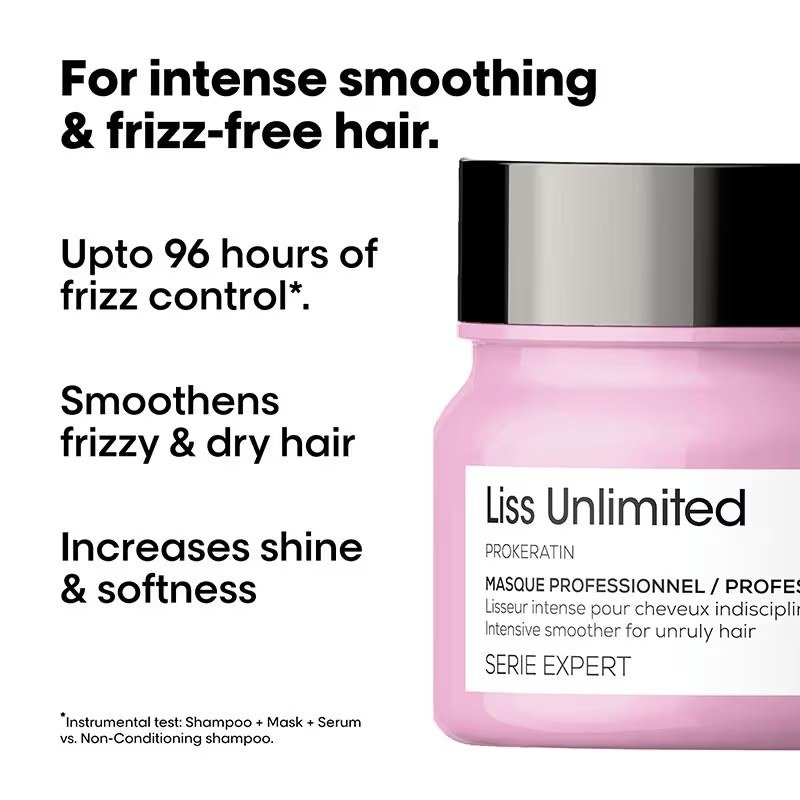 L'Oreal Professionnel Liss Unlimited Mask for Frizzy & Unruly Hair With Pro-Keratin - Image 2