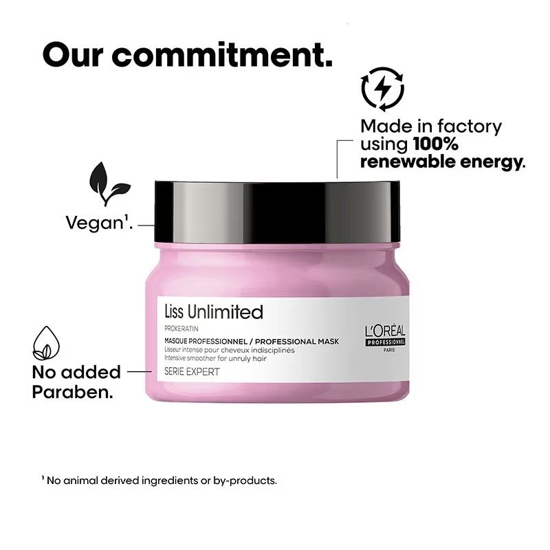L'Oreal Professionnel Liss Unlimited Mask for Frizzy & Unruly Hair With Pro-Keratin - Image 7
