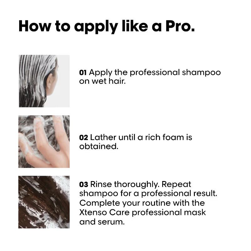 L'Oreal Professionnel Xtenso Care Sulfate-Free Shampoo For Frizz-Free Shiny & Manageable Hair - Image 7