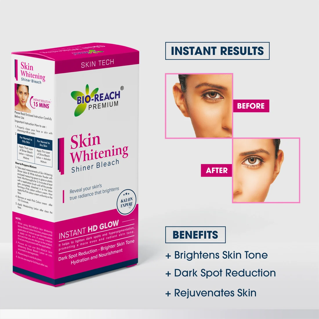 Bio-Reach Skin Whitening Shiner Bleach - Image 4