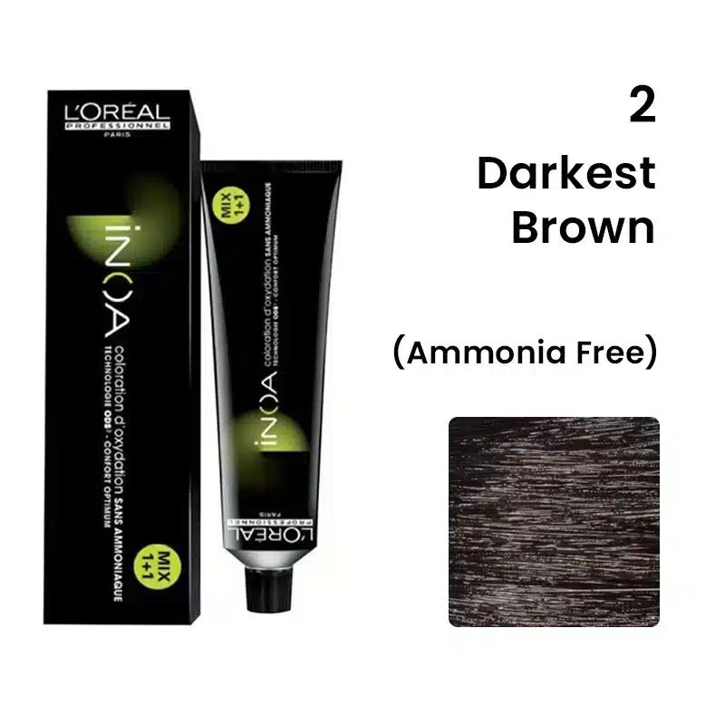 Loreal Professionnel Inoa: 2 Darkest Brown
