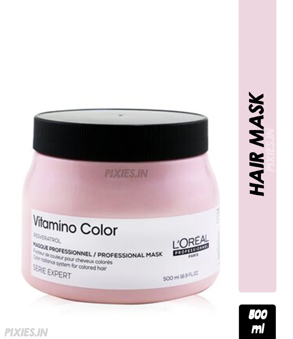 Loreal Professionnel Vitamino Color Mask for for Color Protection & Shine With Resveratrol (500ml)